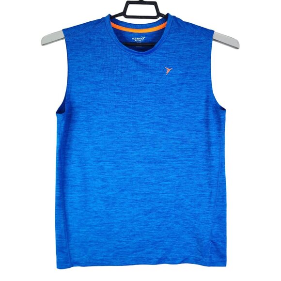 Men's Old Navy Active Blue Athletic Tank Top Shirt Sleeveless Crew Neck XXL - Picture 1 of 8